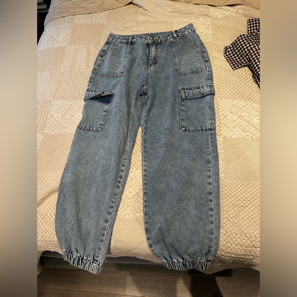 Jean joggers